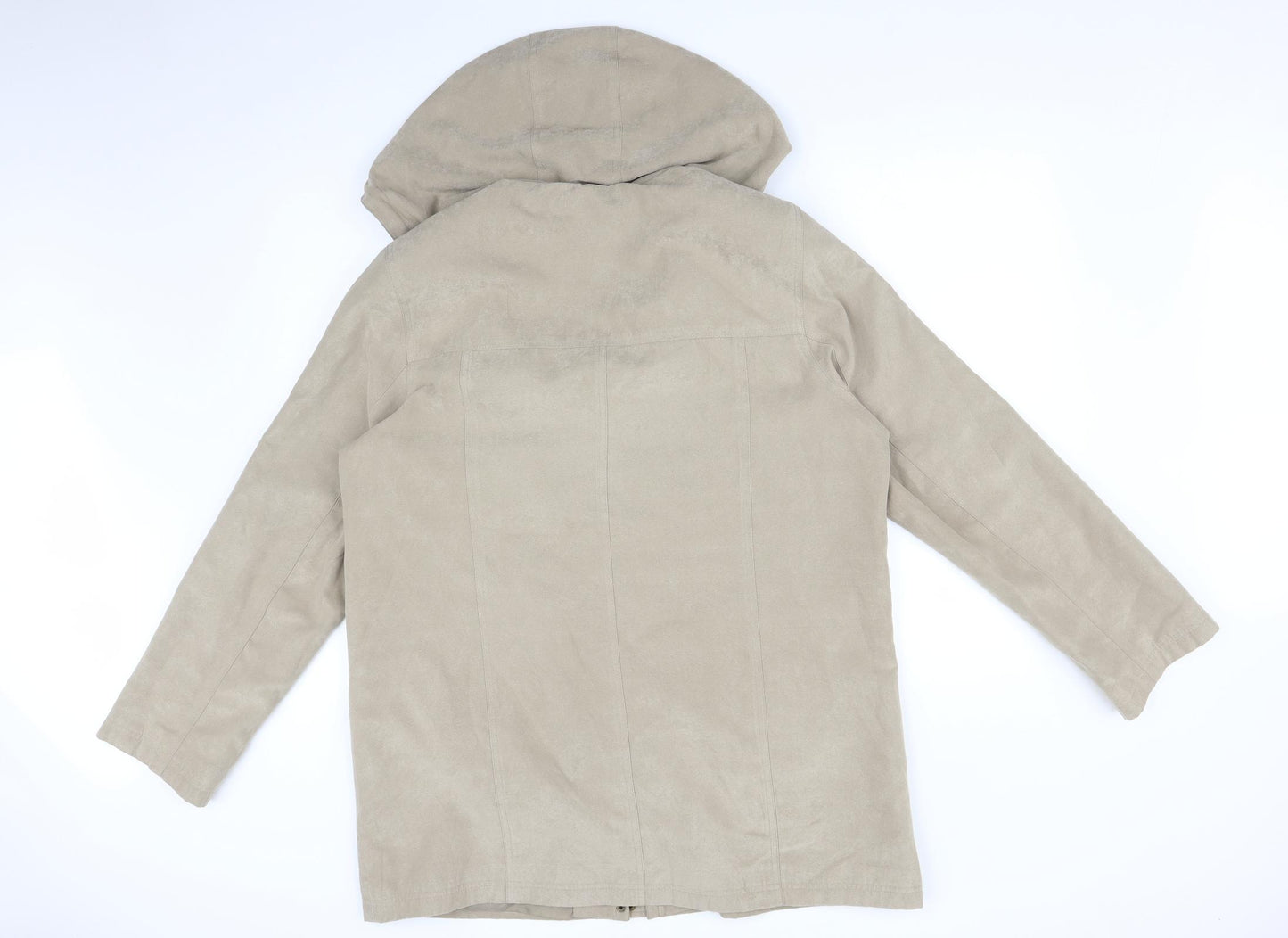 EWM Womens Beige   Overcoat Coat Size 18