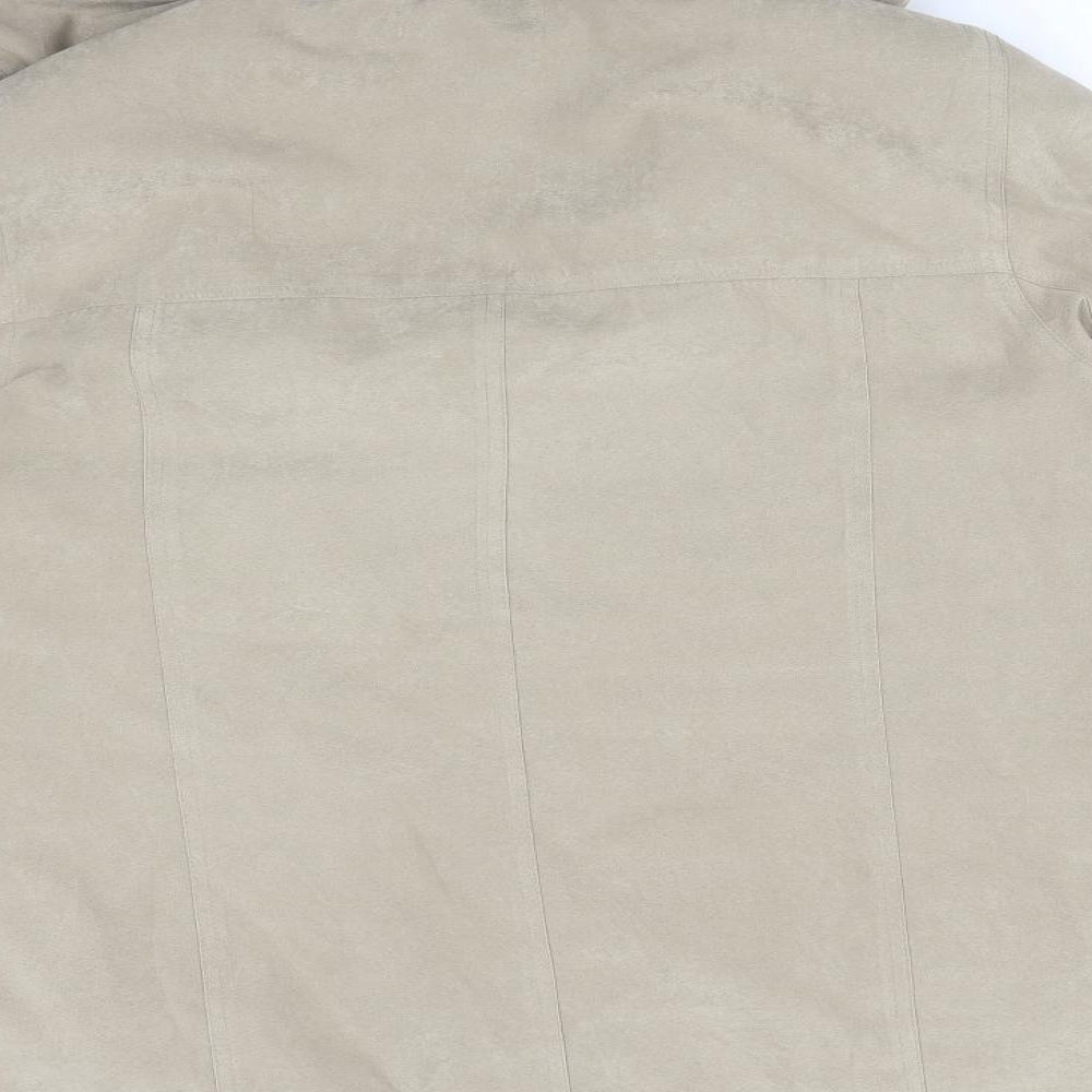 EWM Womens Beige   Overcoat Coat Size 18