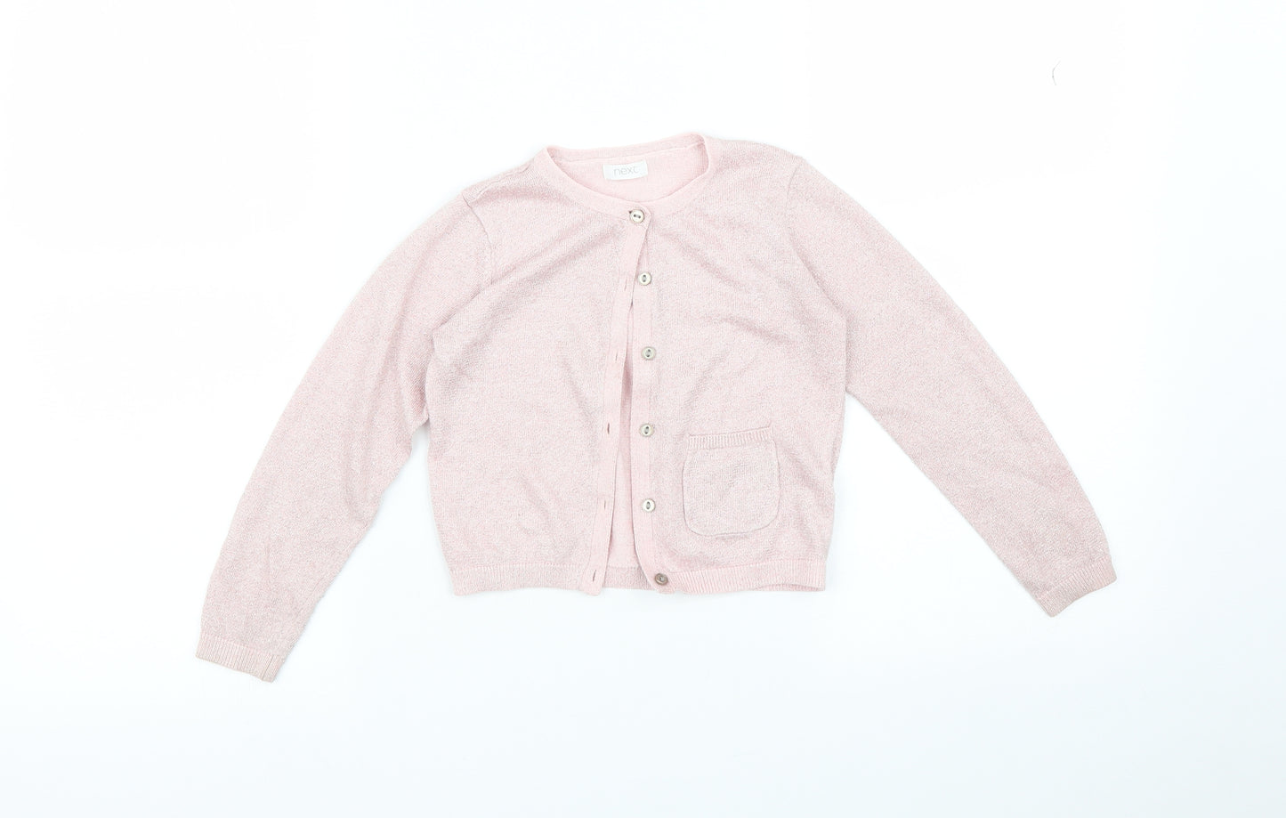 NEXT Girls Pink   Cardigan Jumper Size 4-5 Years