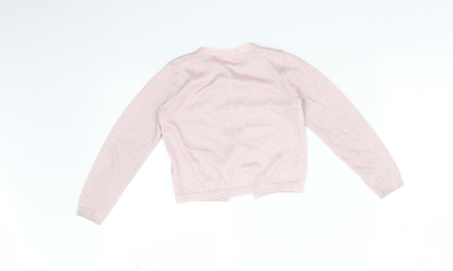 NEXT Girls Pink   Cardigan Jumper Size 4-5 Years