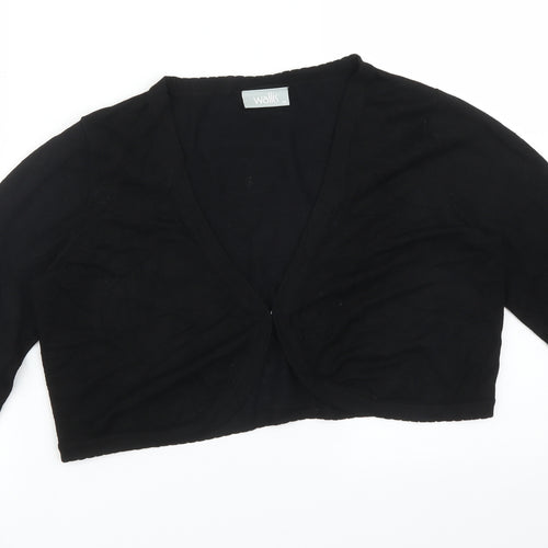 Wallis Womens Black   Cardigan Jumper Size M