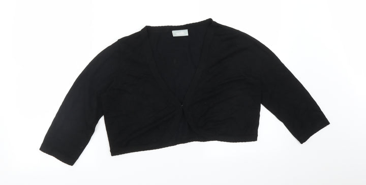 Wallis Womens Black Cardigan Jumper Size M