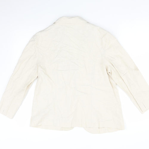 ISLE Womens Beige   Jacket Blazer Size 12