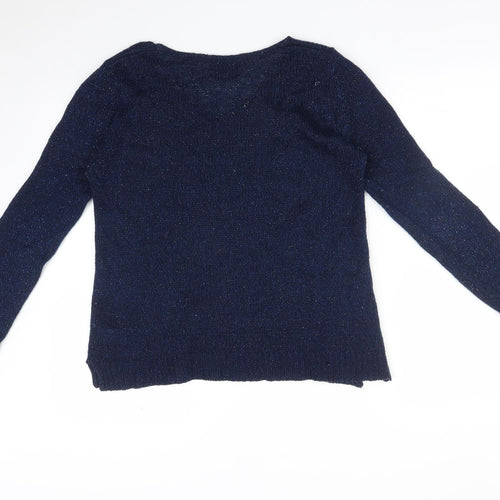 Papaya Womens Blue   Pullover Jumper Size M