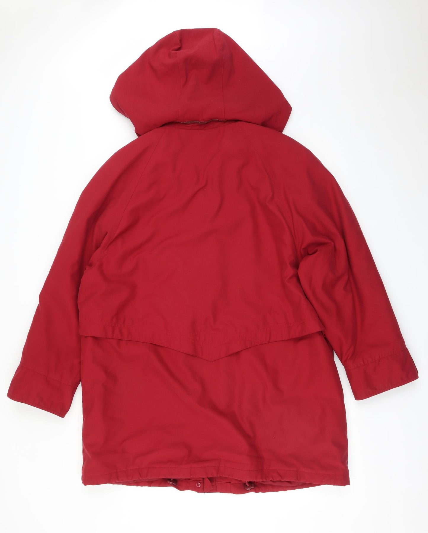 DANNIMAC Womens Red   Overcoat Coat Size L