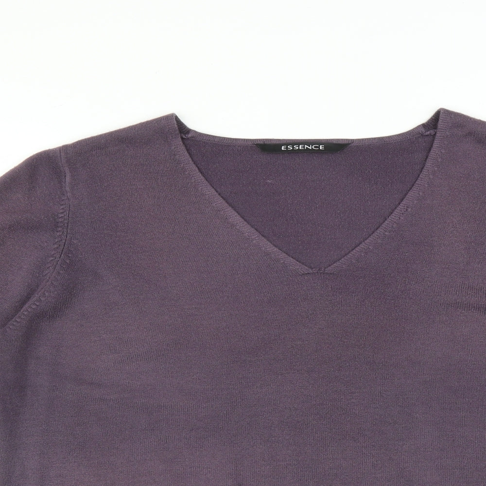 Evans Womens Purple   Basic T-Shirt Size 18