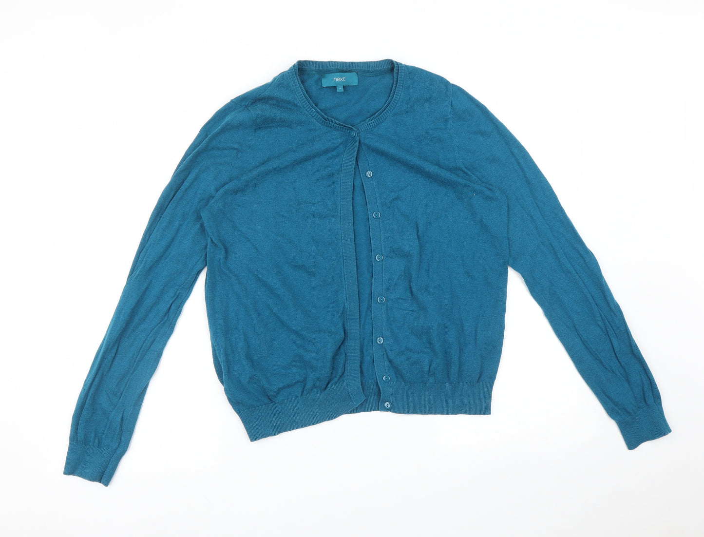 NEXT Womens Blue   Cardigan Jumper Size 14