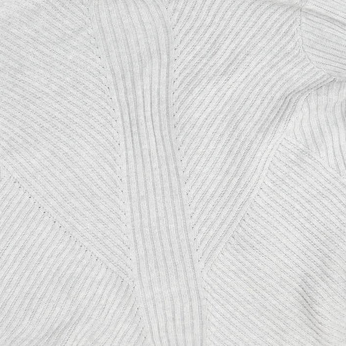 M&S Womens Grey   Cardigan Jumper Size 16