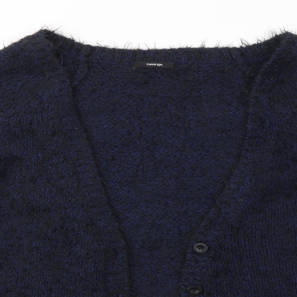 George Womens Blue   Cardigan Jumper Size 20