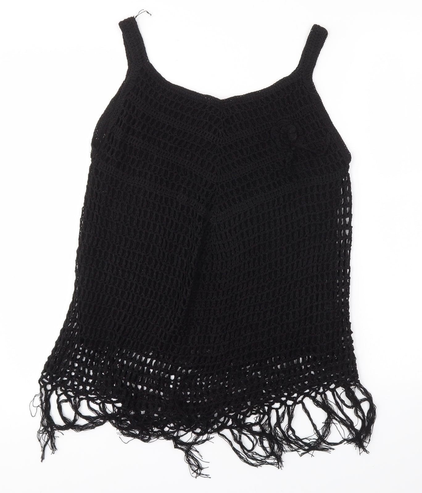 CREACIONES GAVI Womens Black   Basic Blouse Size M