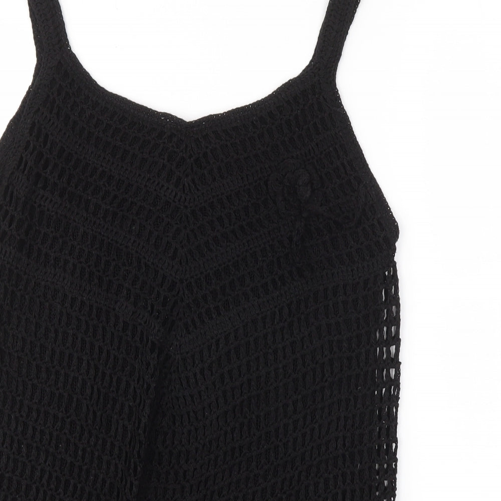 CREACIONES GAVI Womens Black   Basic Blouse Size M