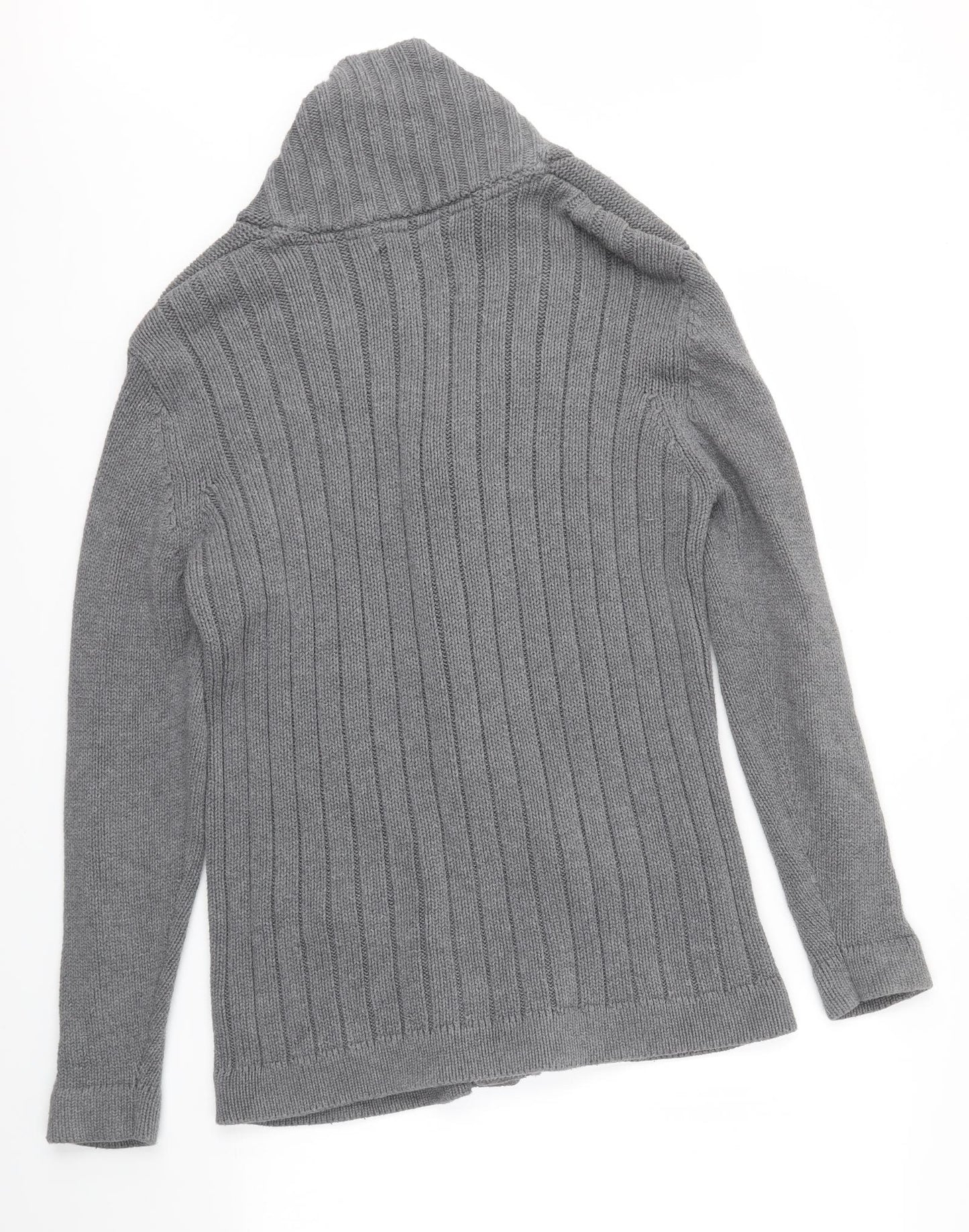 NEXT Mens Grey   Cardigan Jumper Size L