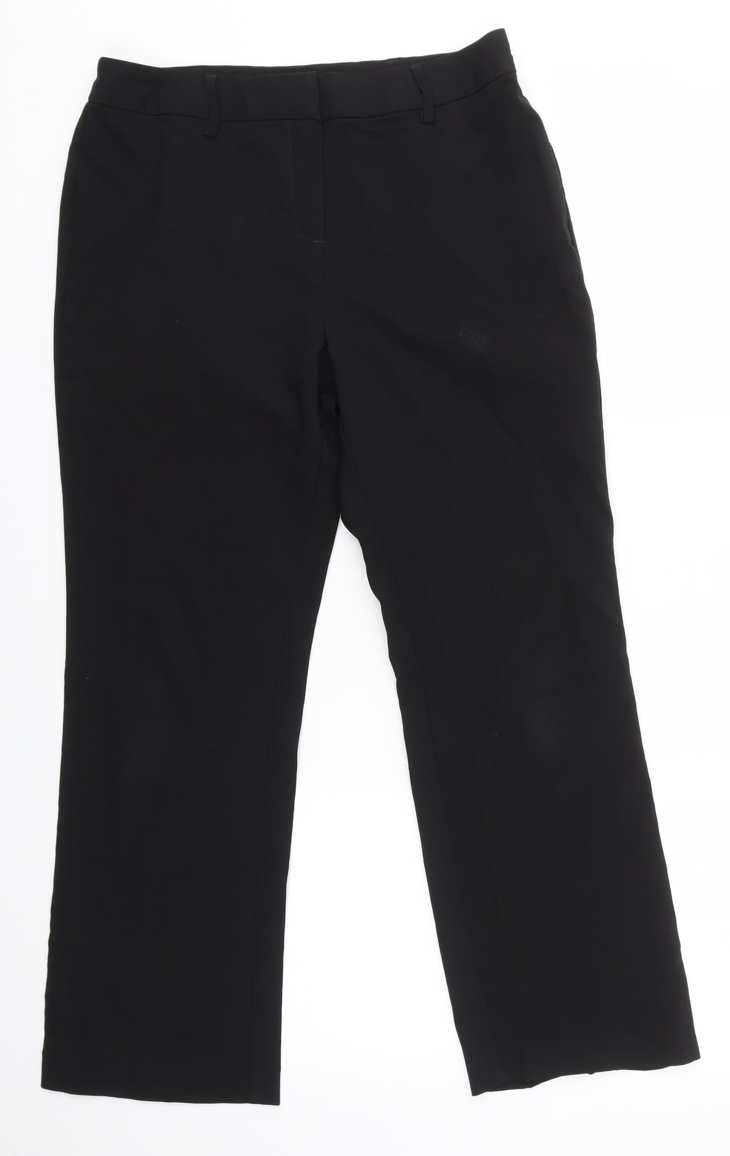 Matalan Womens Black   Dress Pants Trousers Size 10 L26 in