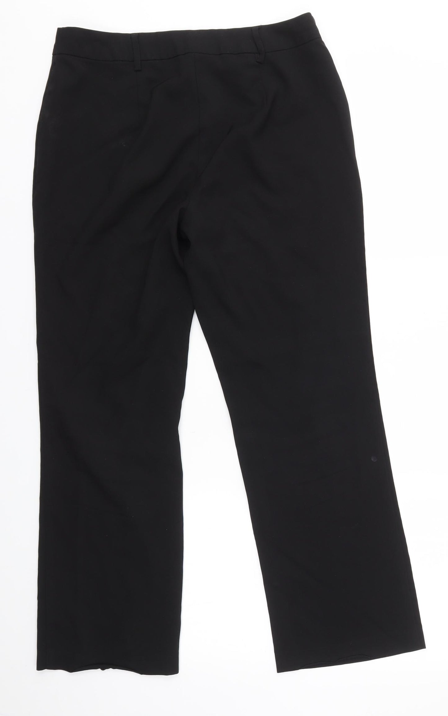 Matalan Womens Black   Dress Pants Trousers Size 10 L26 in