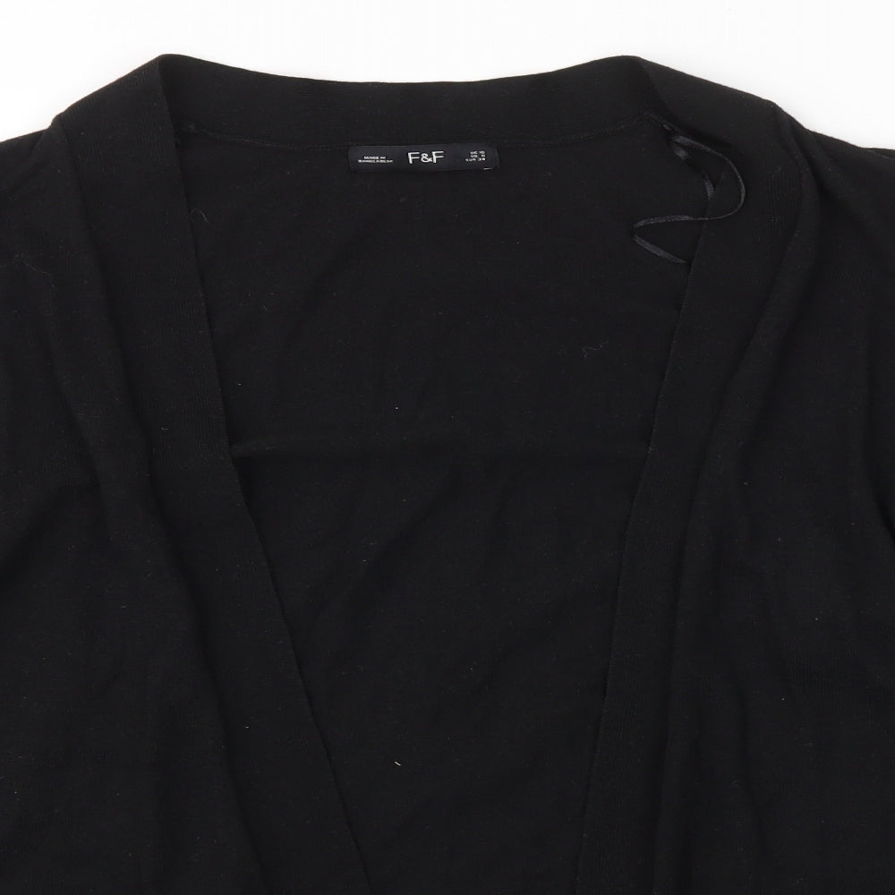 F&F Womens Black   Cardigan Jumper Size 10