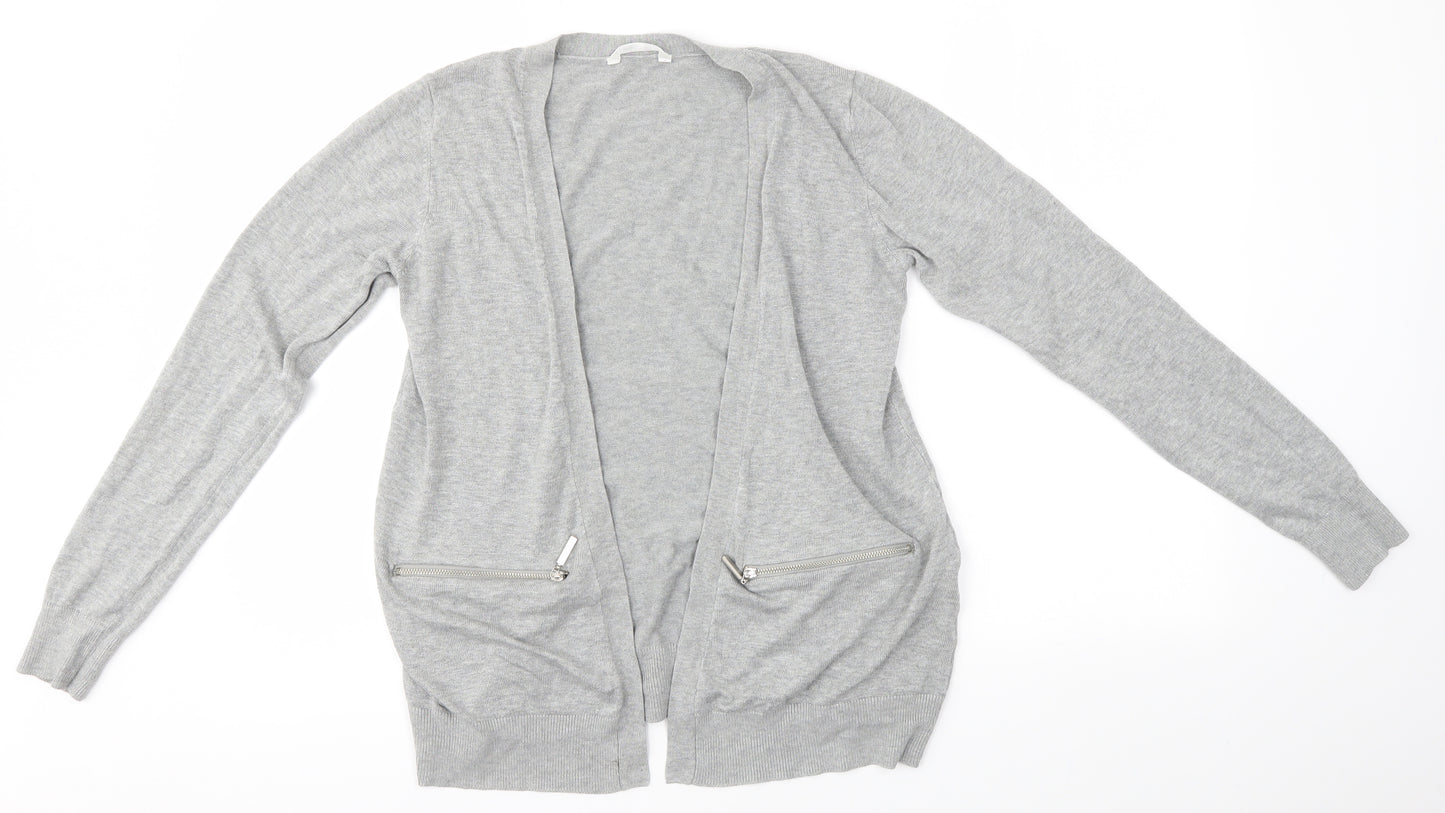 PEP & CO Womens Grey   Cardigan Jumper Size 10