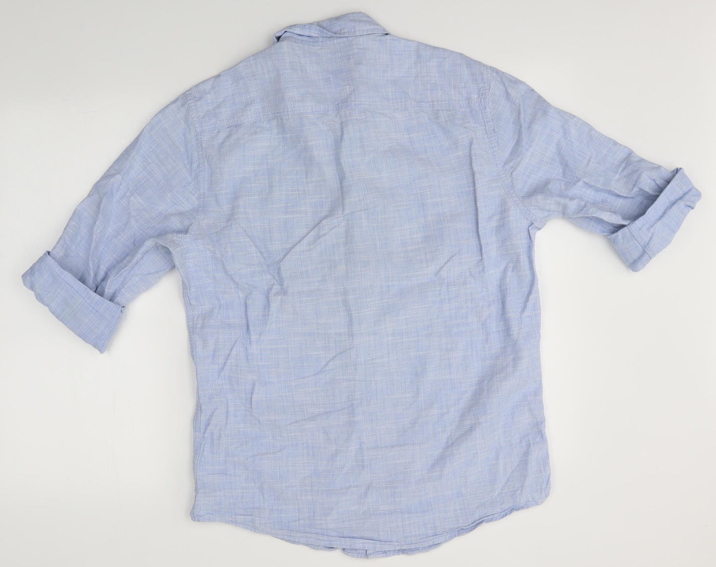 F&F Mens Blue    Button-Up Size M
