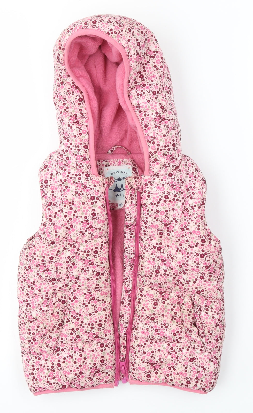 MANTARAY Girls Pink   Overcoat Coat Size 4-5 Years