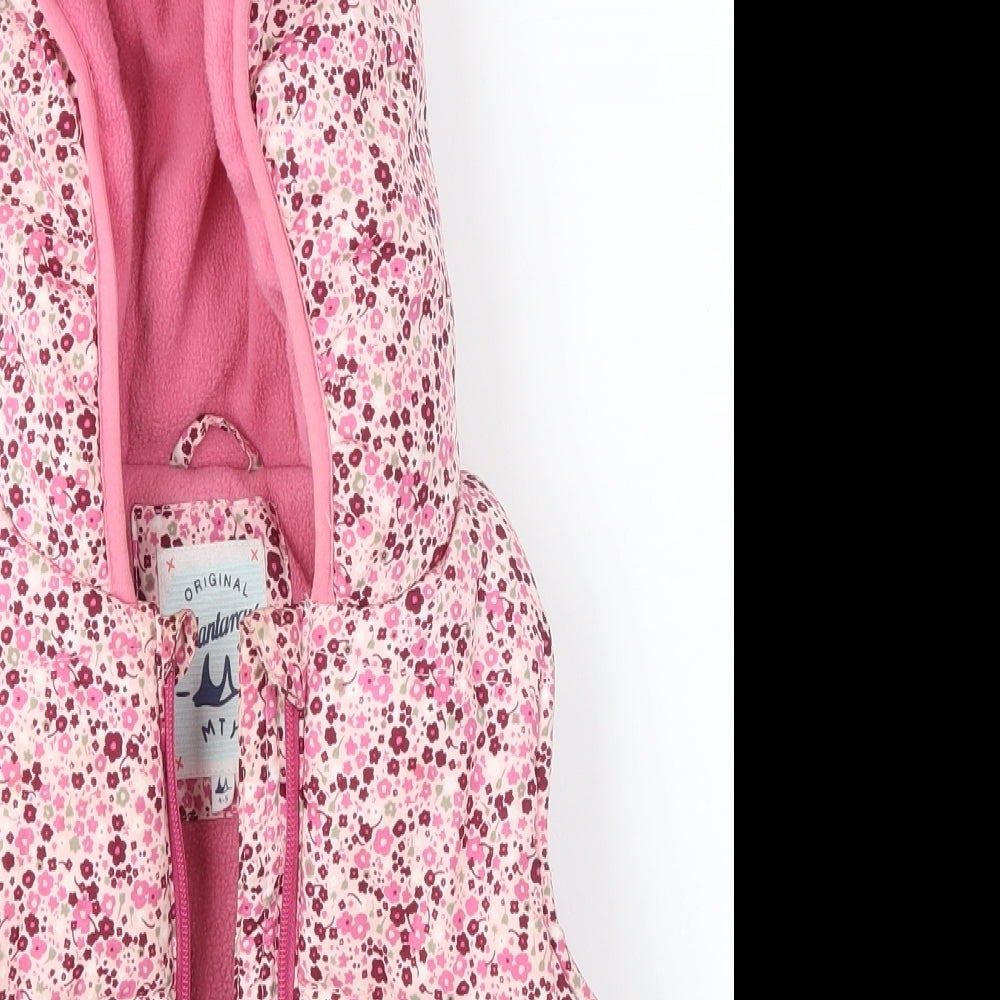 MANTARAY Girls Pink   Overcoat Coat Size 4-5 Years