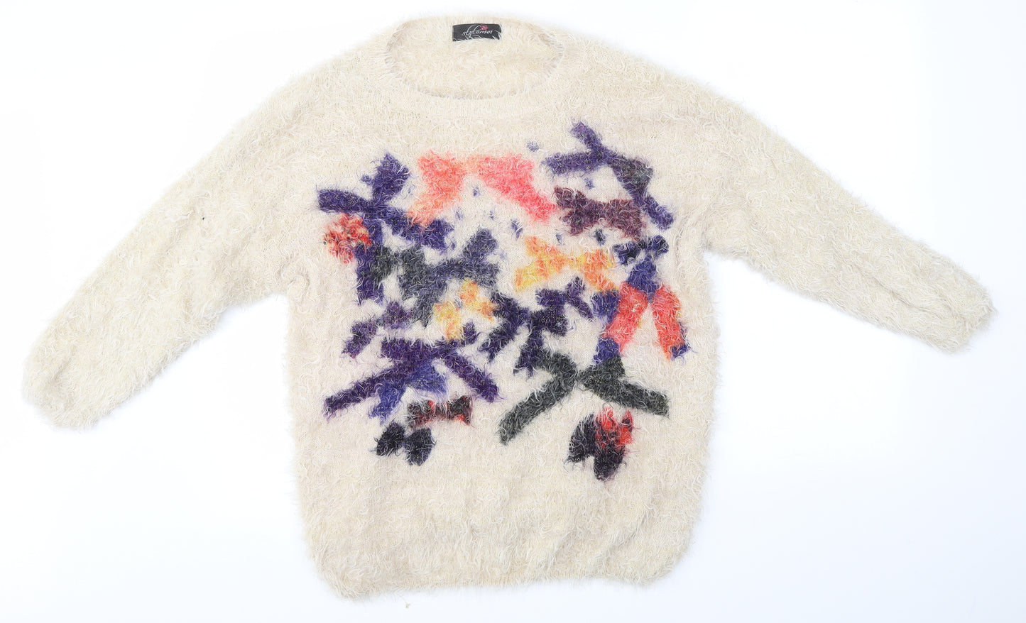 STYLAMOR Womens Multicoloured   Pullover Jumper Size XL