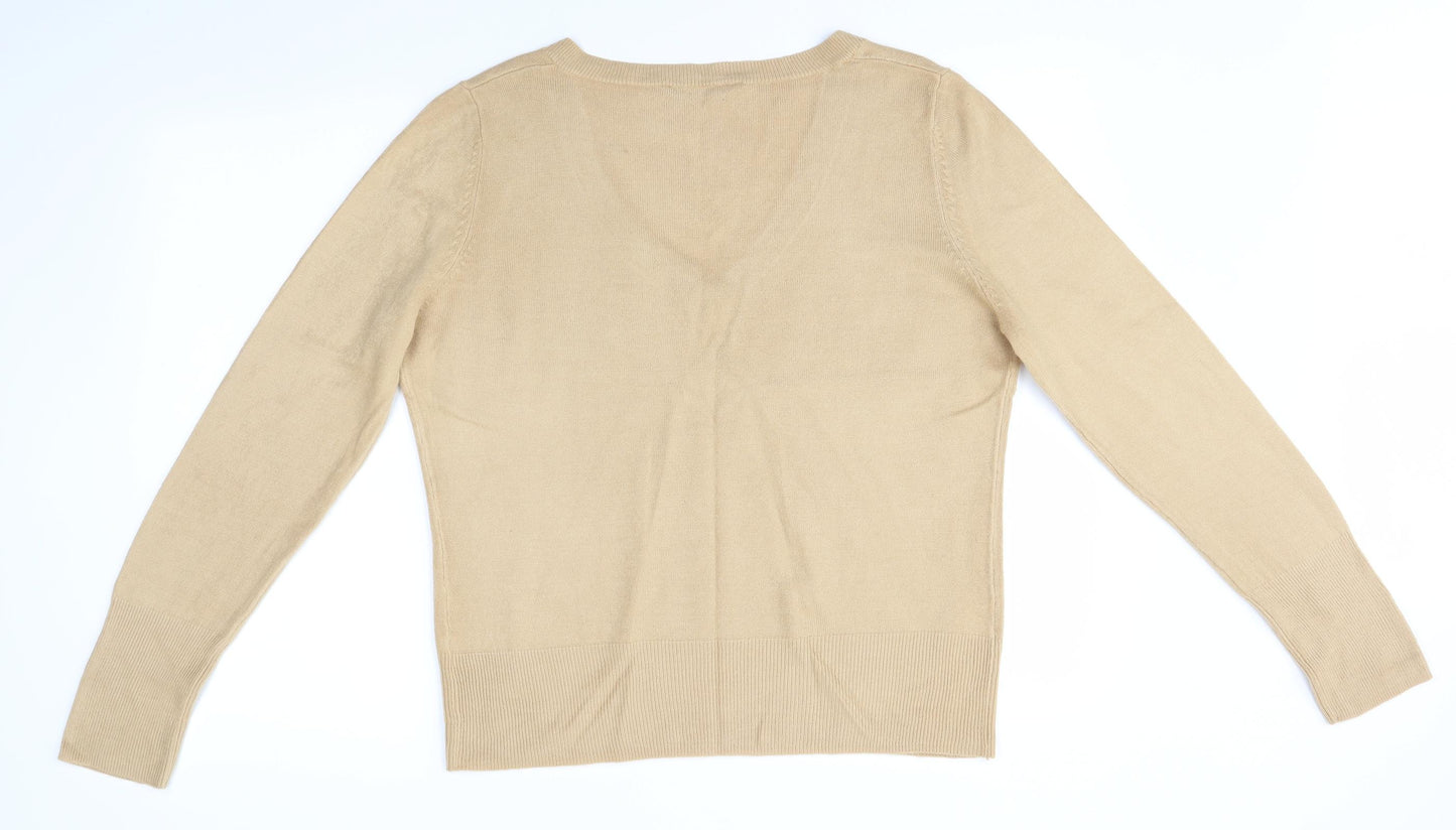 Dorothy Perkins Womens Brown   Pullover Jumper Size 18