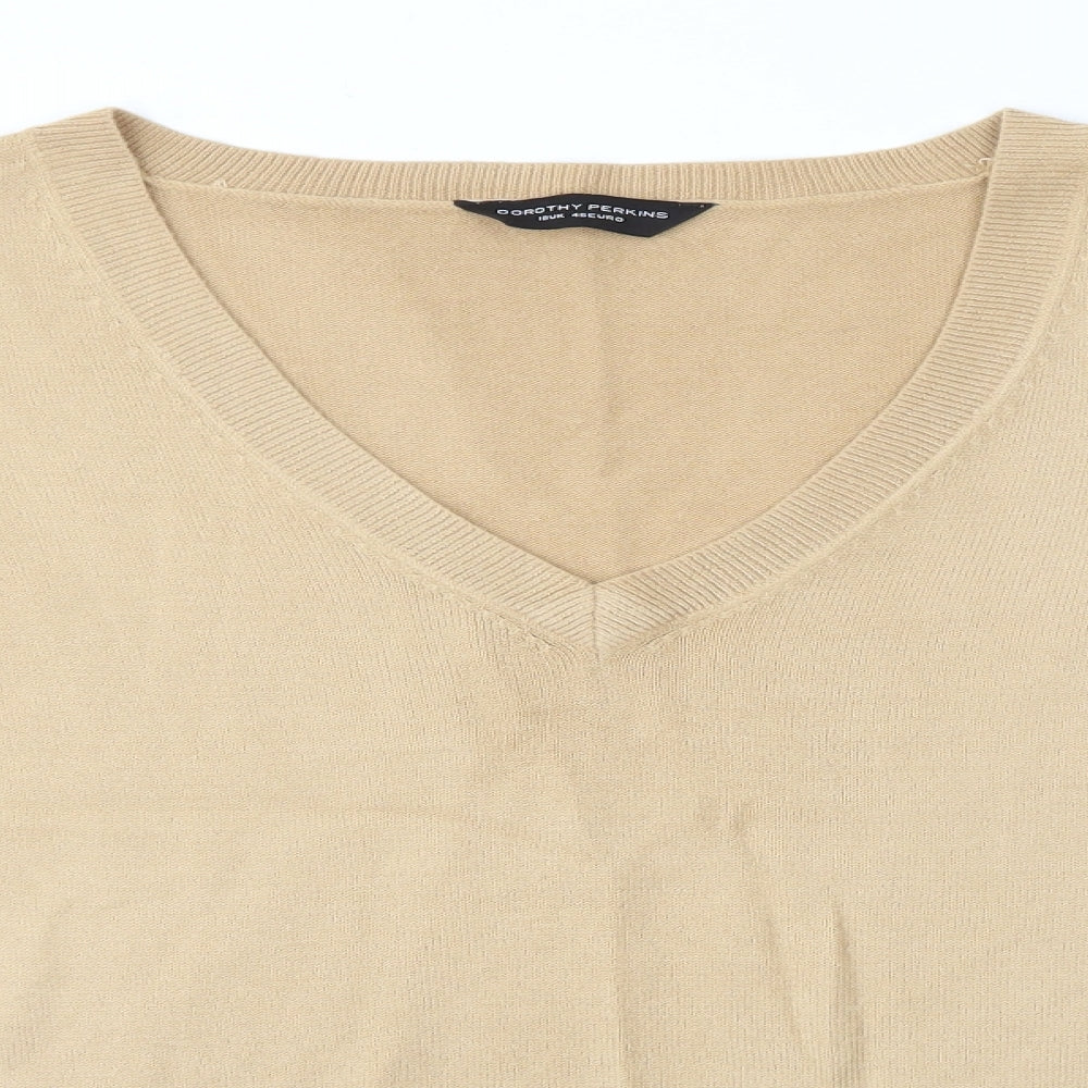 Dorothy Perkins Womens Brown   Pullover Jumper Size 18