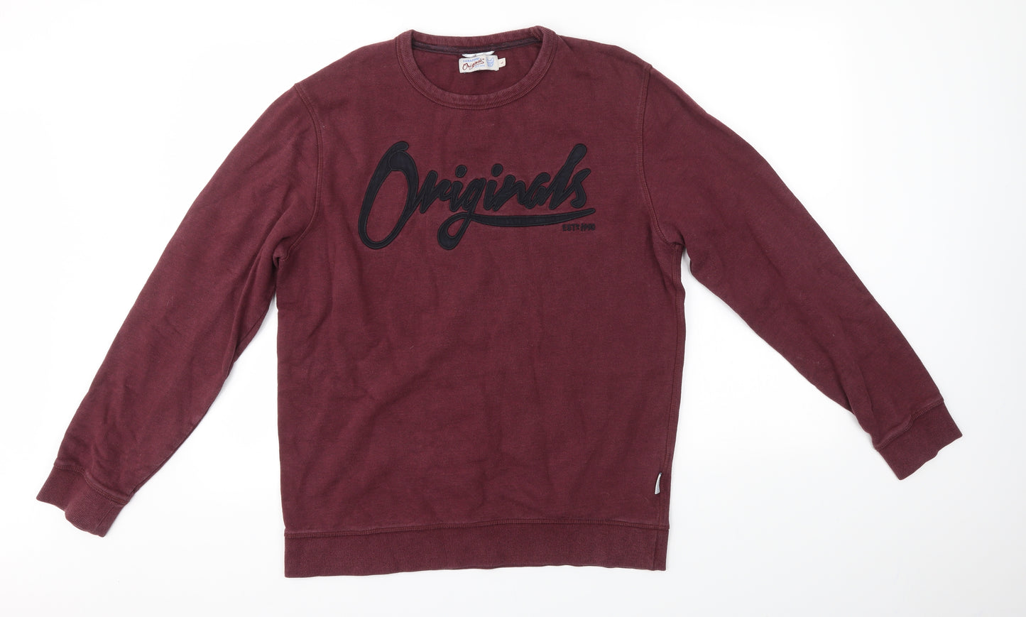 JACK & JONES Mens Purple   Pullover Jumper Size L