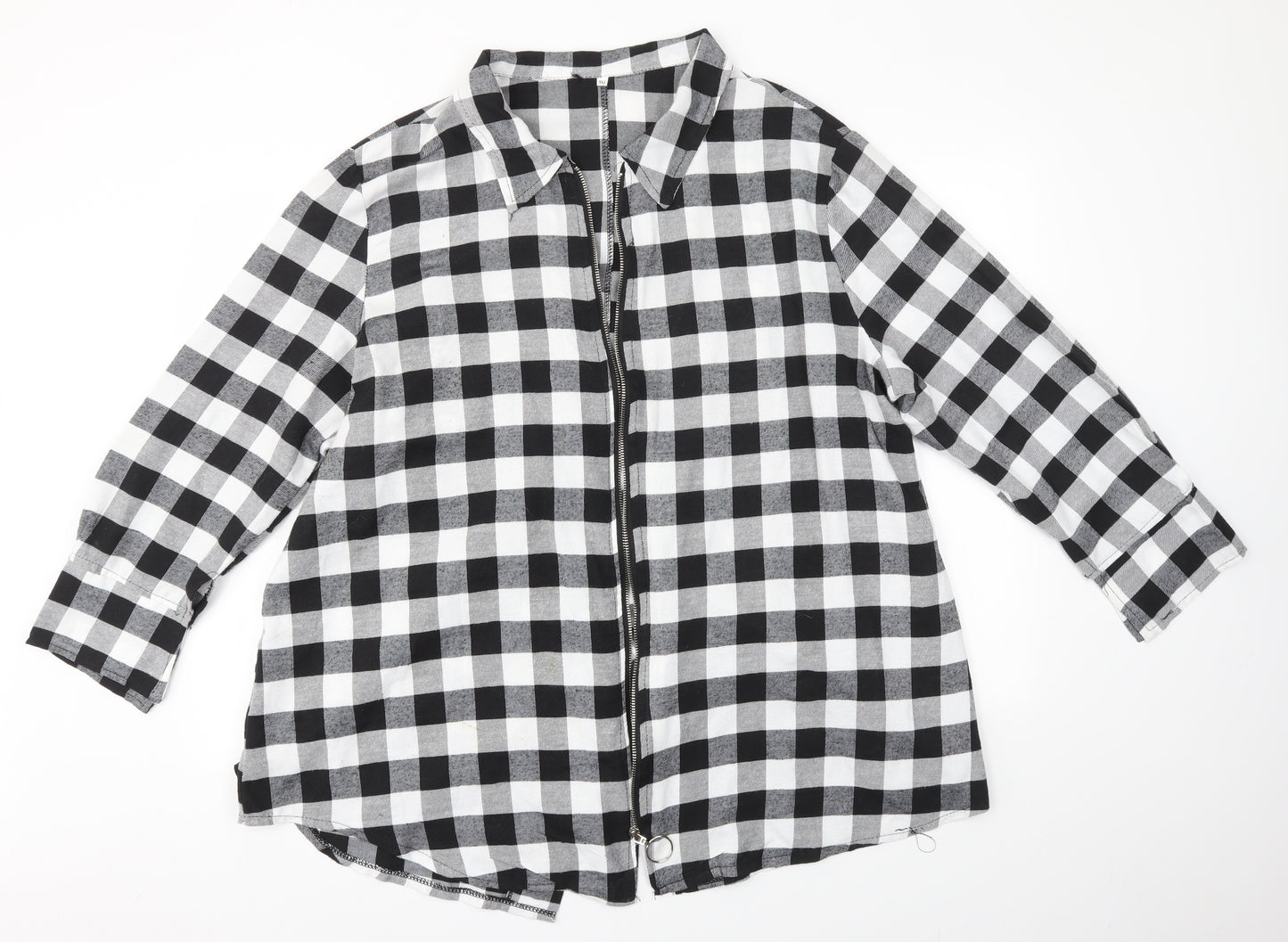 Preworn Womens Multicoloured Check  Jacket  Size 3XL