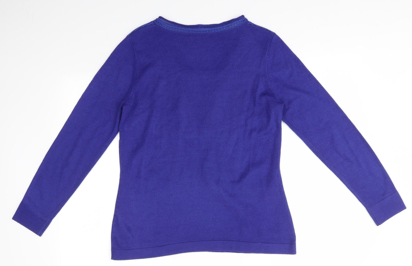 M&S Womens Blue   Pullover Jumper Size 12