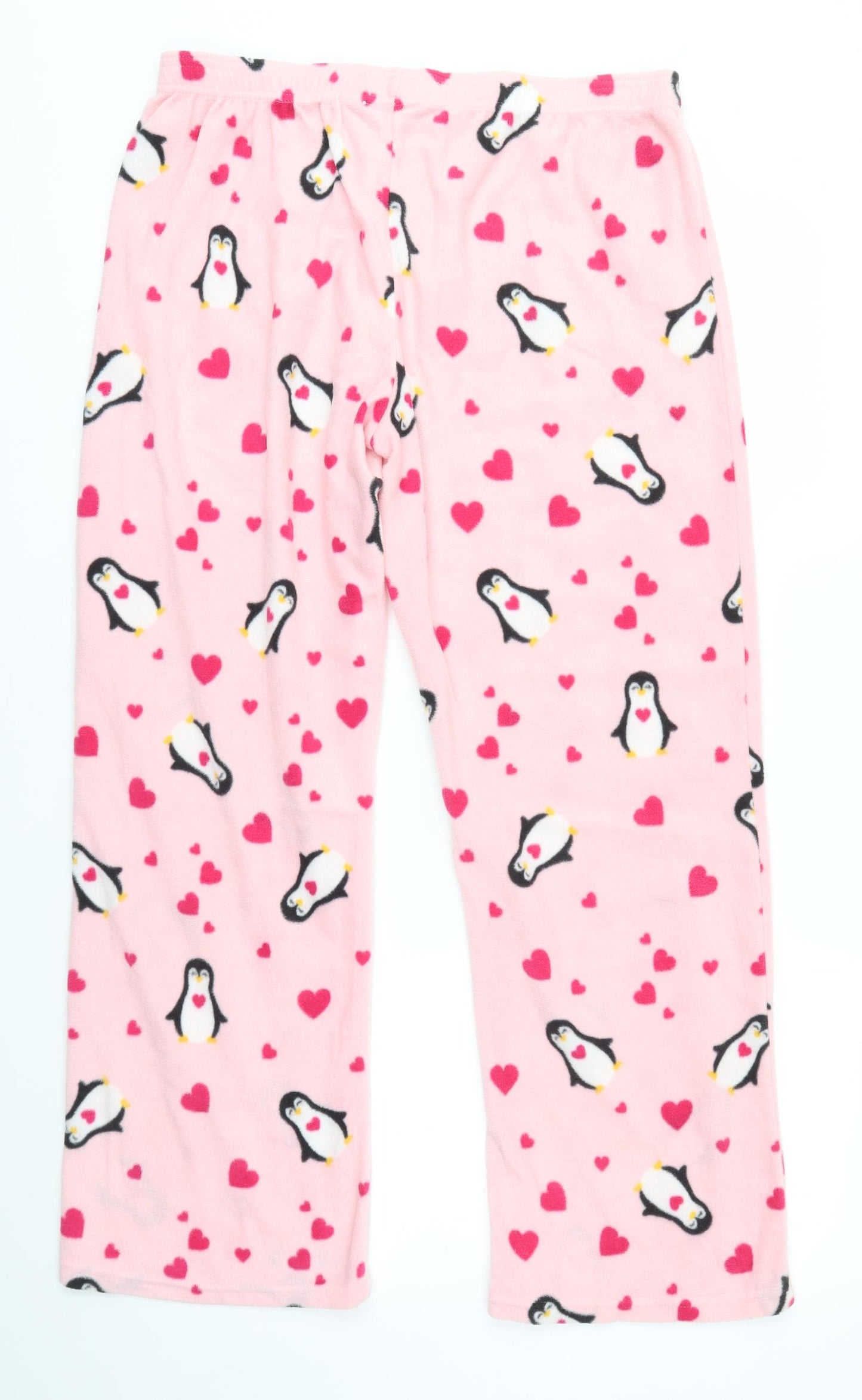 Kate Morgan Womens Pink Solid   Pyjama Pants Size M
