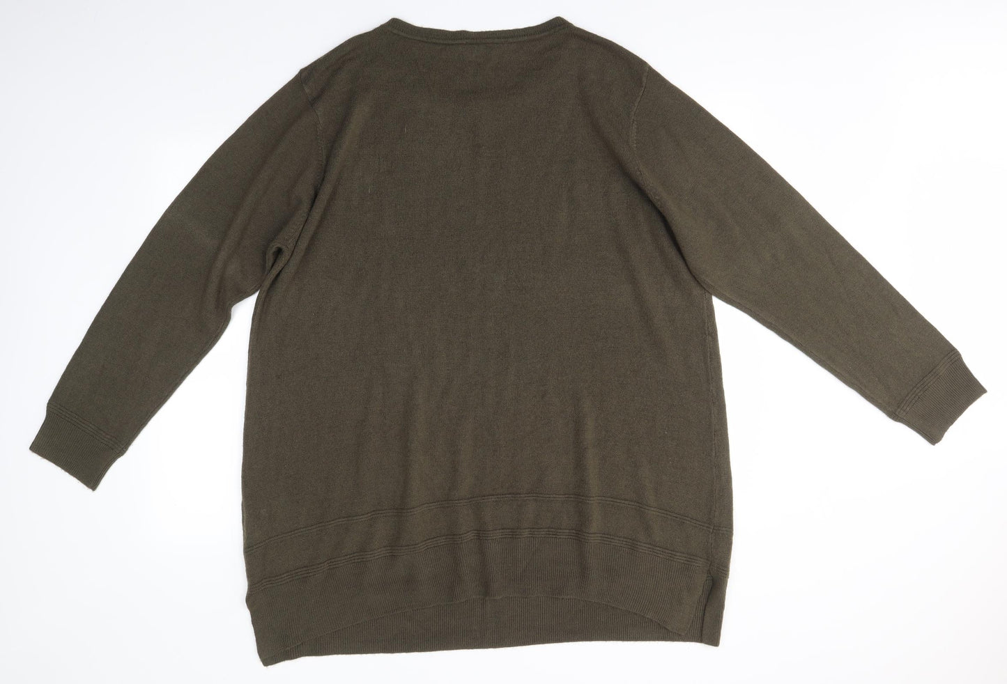 LOVE YOURS Womens Green   Pullover Jumper Size 22