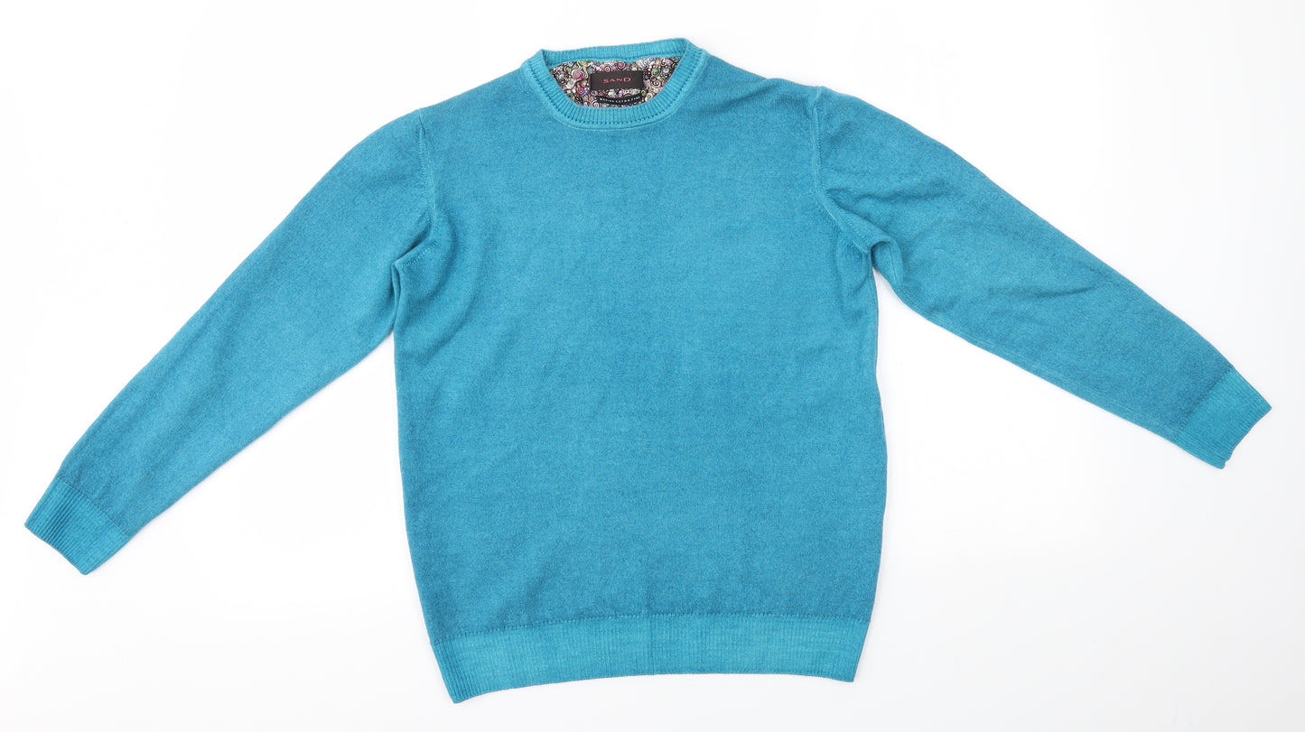 SAND Womens Blue   Pullover Jumper Size M