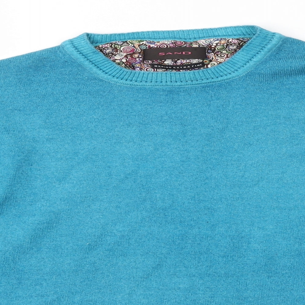 SAND Womens Blue   Pullover Jumper Size M