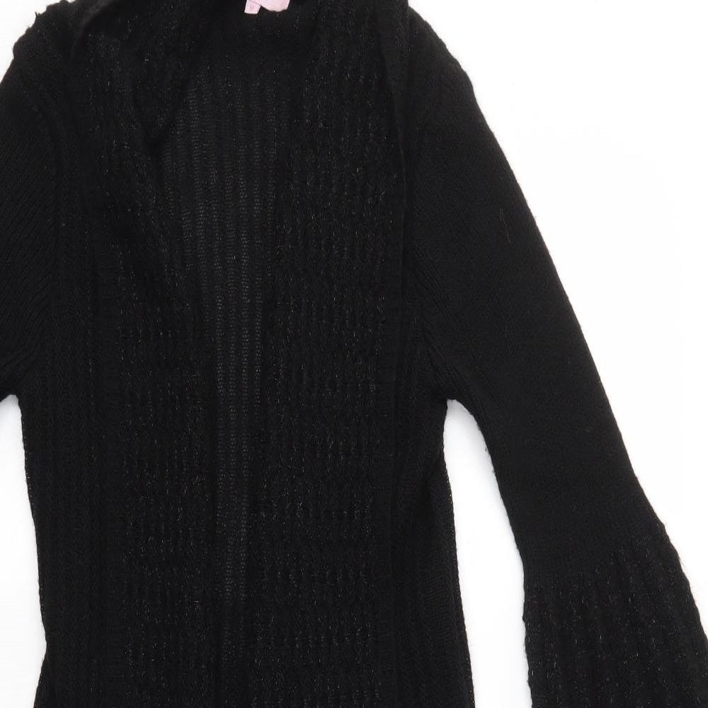M&S Womens Black   Cardigan Jumper Size 12