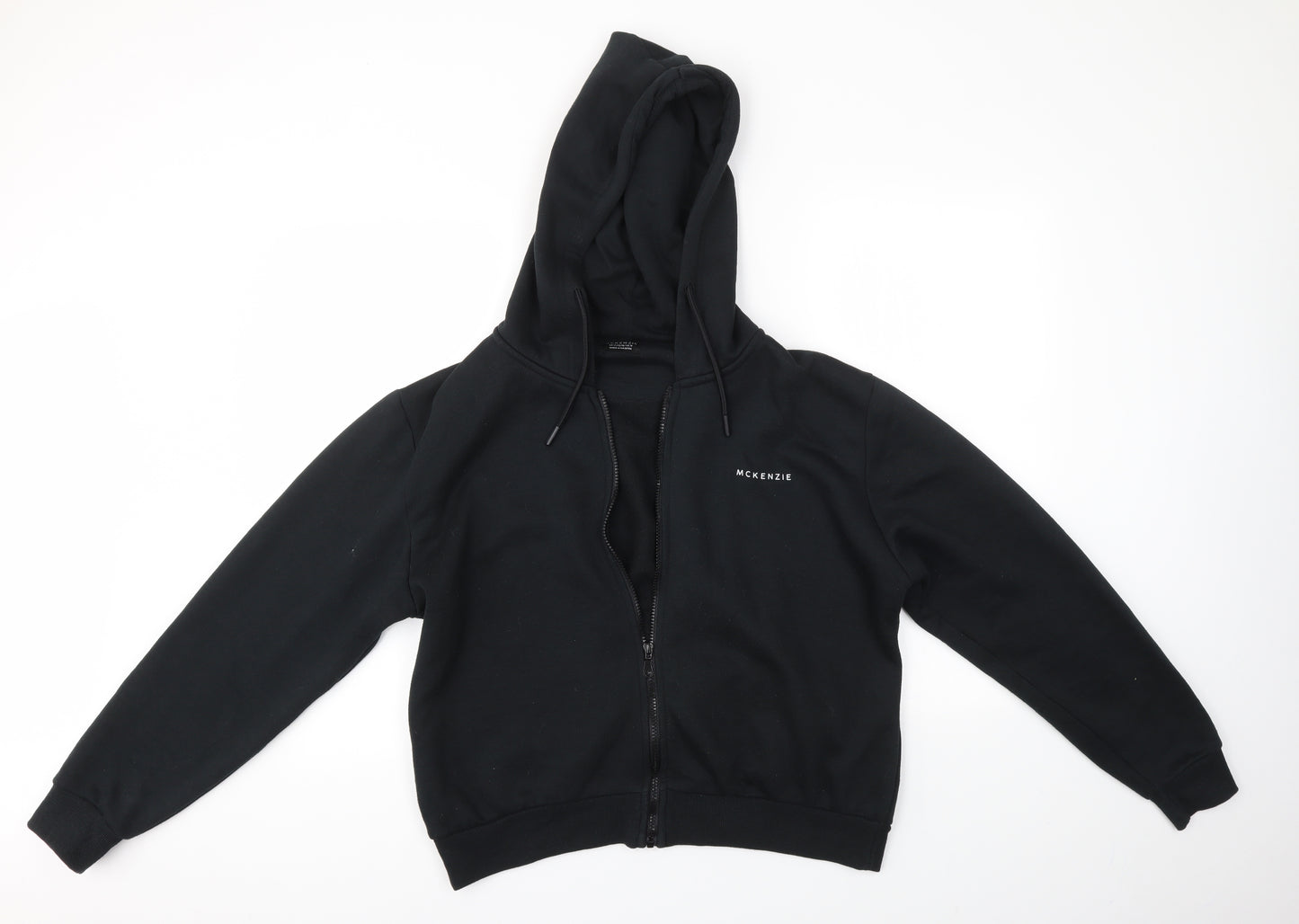 McKenzie Womens Black   Full Zip Hoodie Size 12