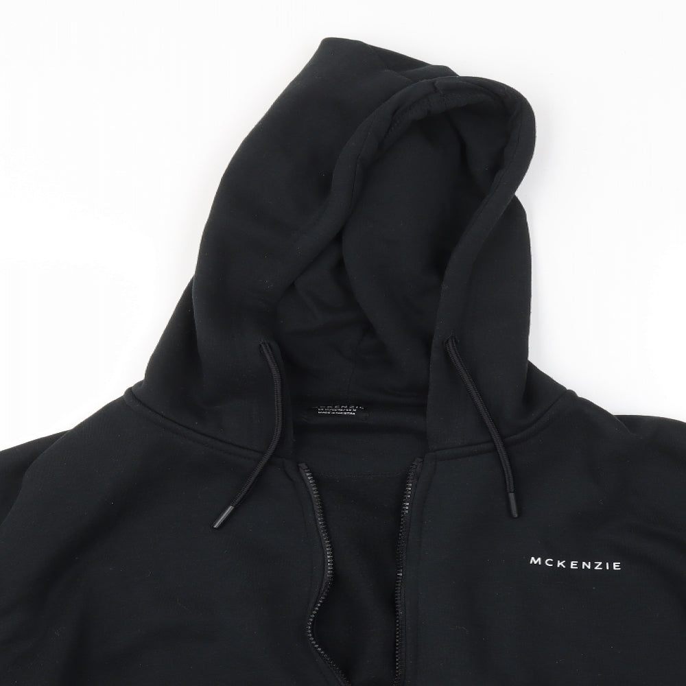 McKenzie Womens Black   Full Zip Hoodie Size 12