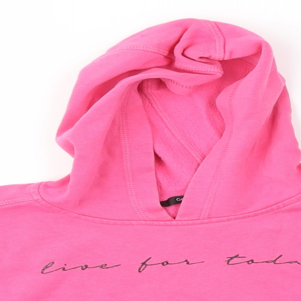 George Girls Pink   Pullover Hoodie Size 8-9 Years
