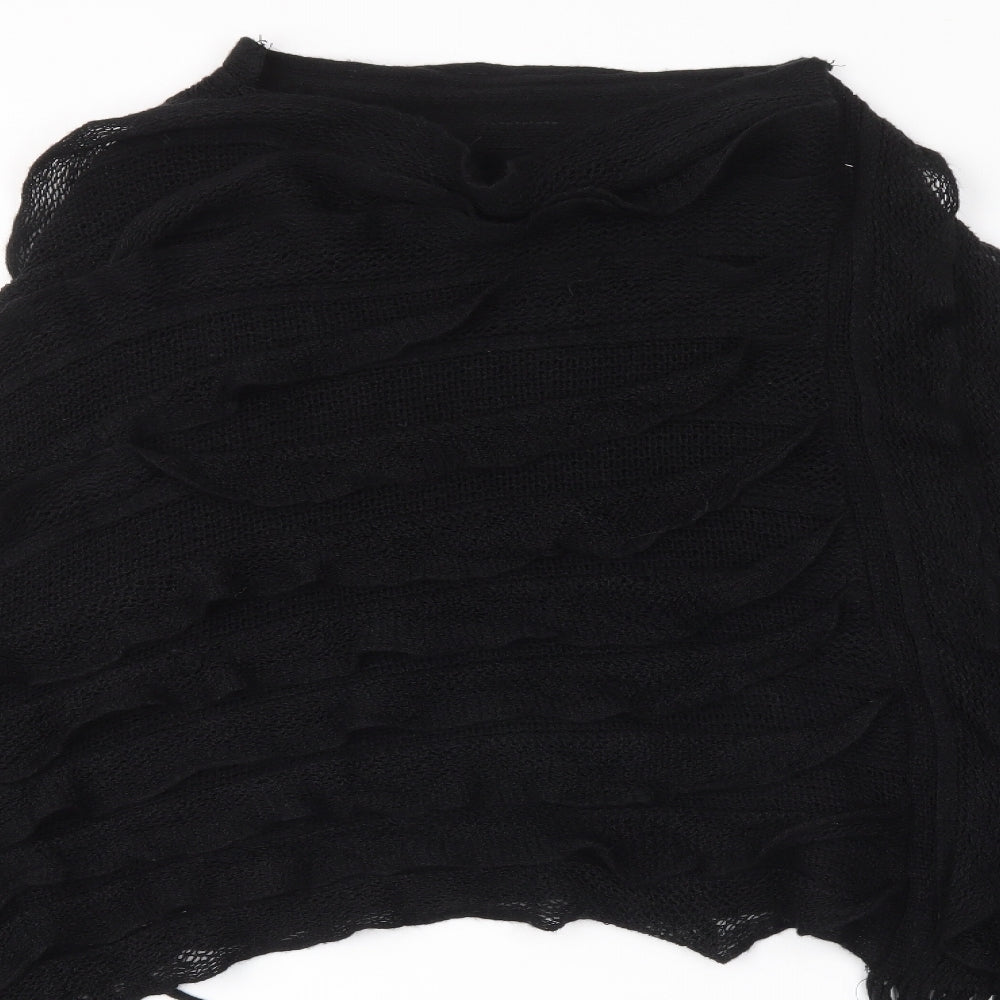 Preworn Womens Black   Pullover Jumper One Size  - Poncho