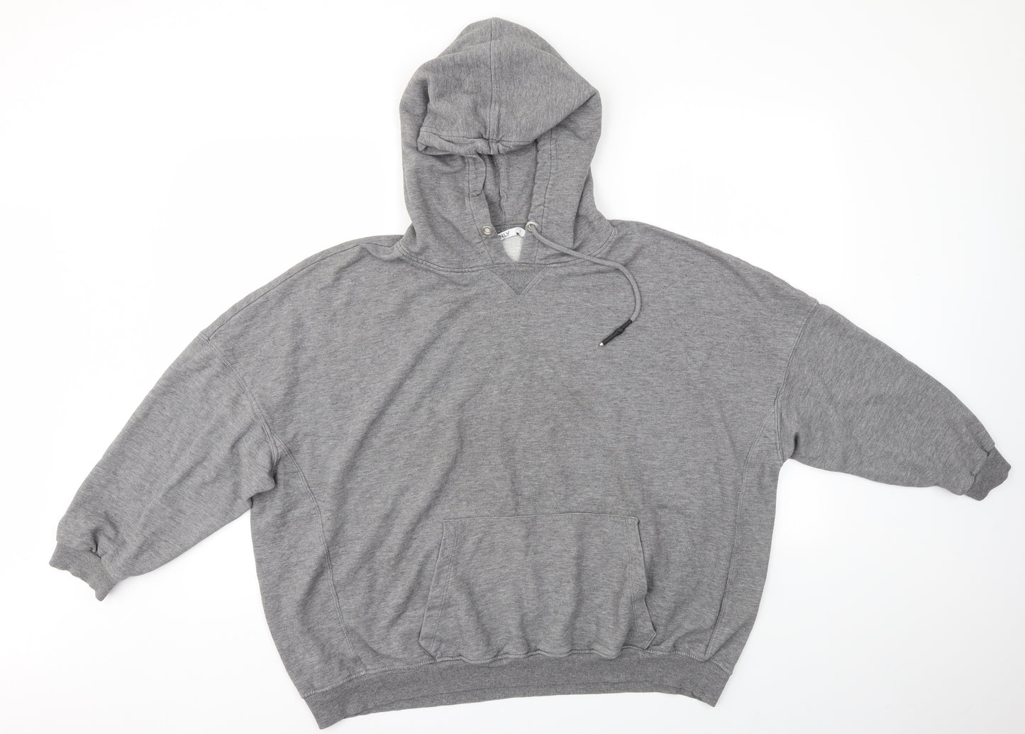 Only Womens Grey   Pullover Hoodie Size M