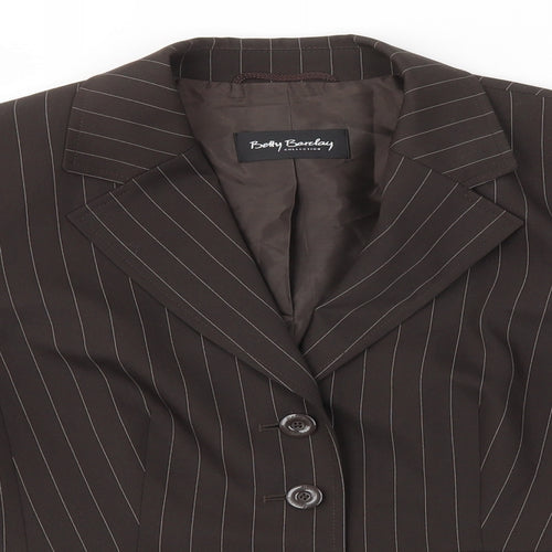 Betty Barclay Womens Brown   Jacket Blazer Size 10