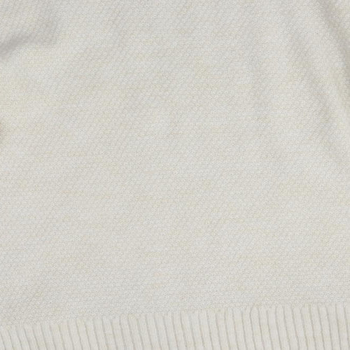 George Womens White   Pullover Jumper Size M