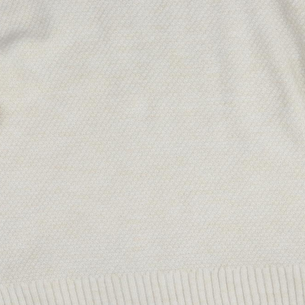 George Womens White   Pullover Jumper Size M