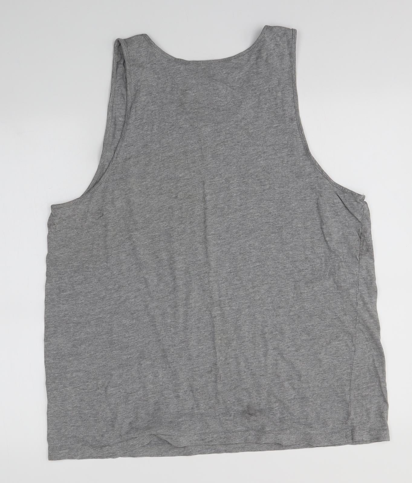 Primark Mens Grey   Basic Tank Size XL