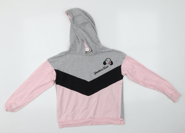 George Girls Ivory Pullover Hoodie Size 9-10 Years