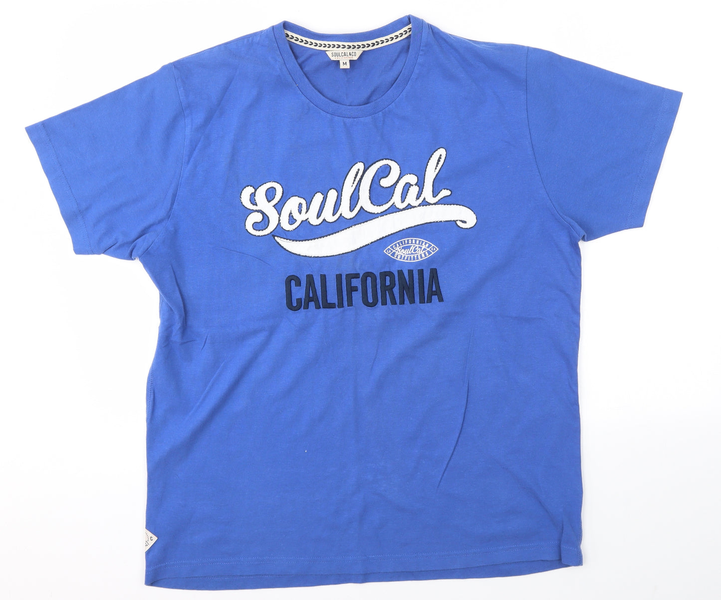 SoulCal&Co Mens Blue    T-Shirt Size M