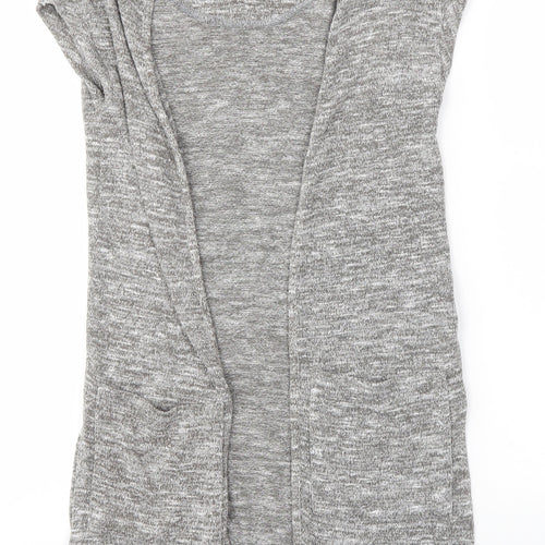 NEXT Girls Grey   Cardigan Jumper Size 3 Years