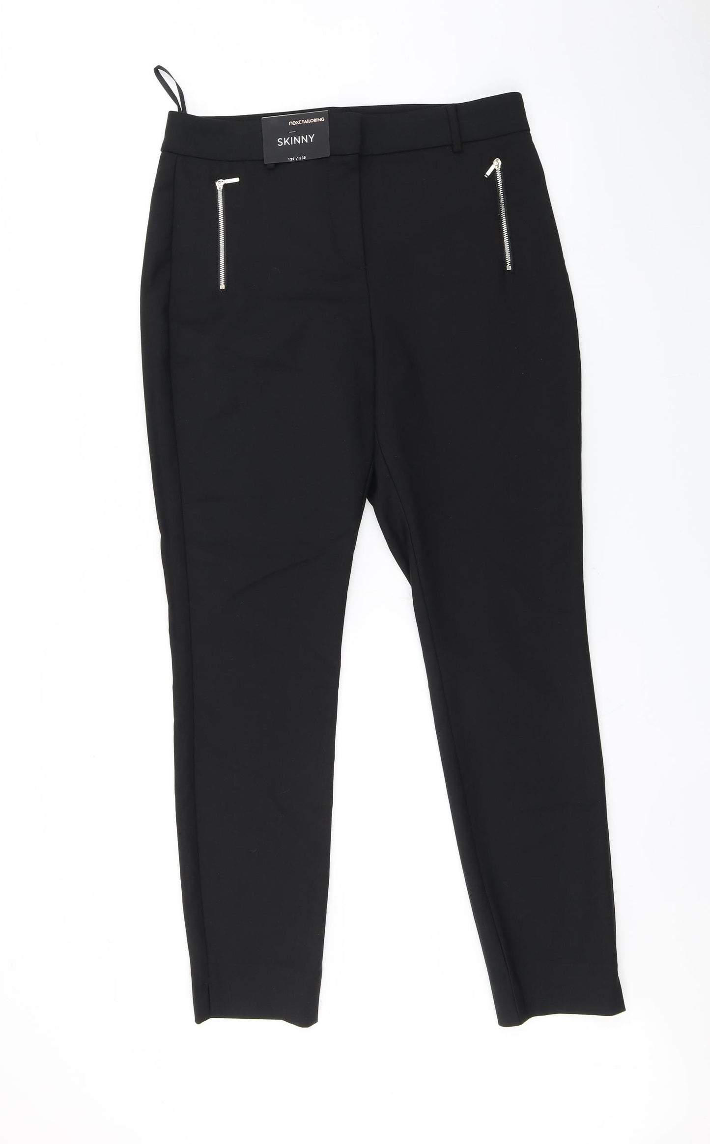 NEXT Womens Black   Trousers  Size 12 L29 in