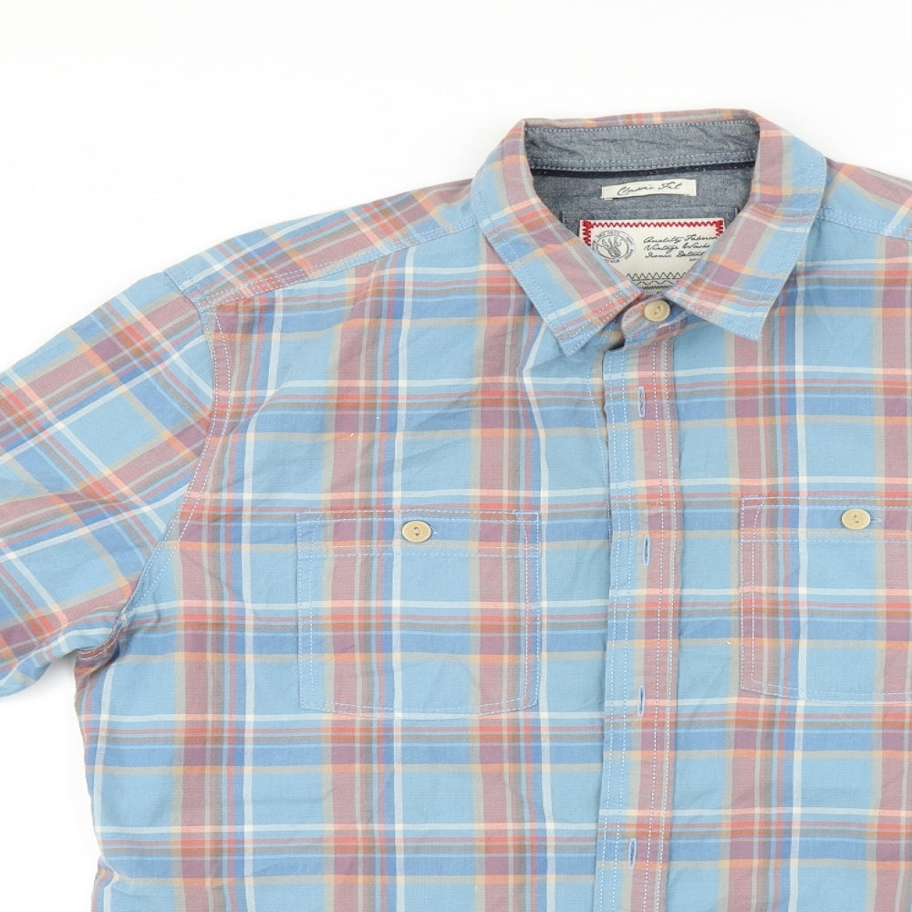 Fatface Mens Multicoloured Check   Button-Up Size L