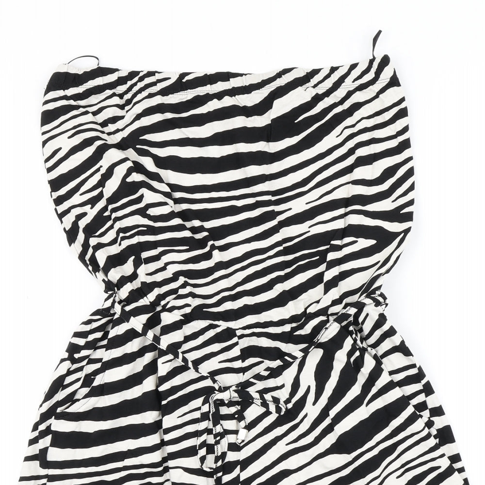 NEXT Womens Multicoloured Animal Print  Playsuit One-Piece Size 12