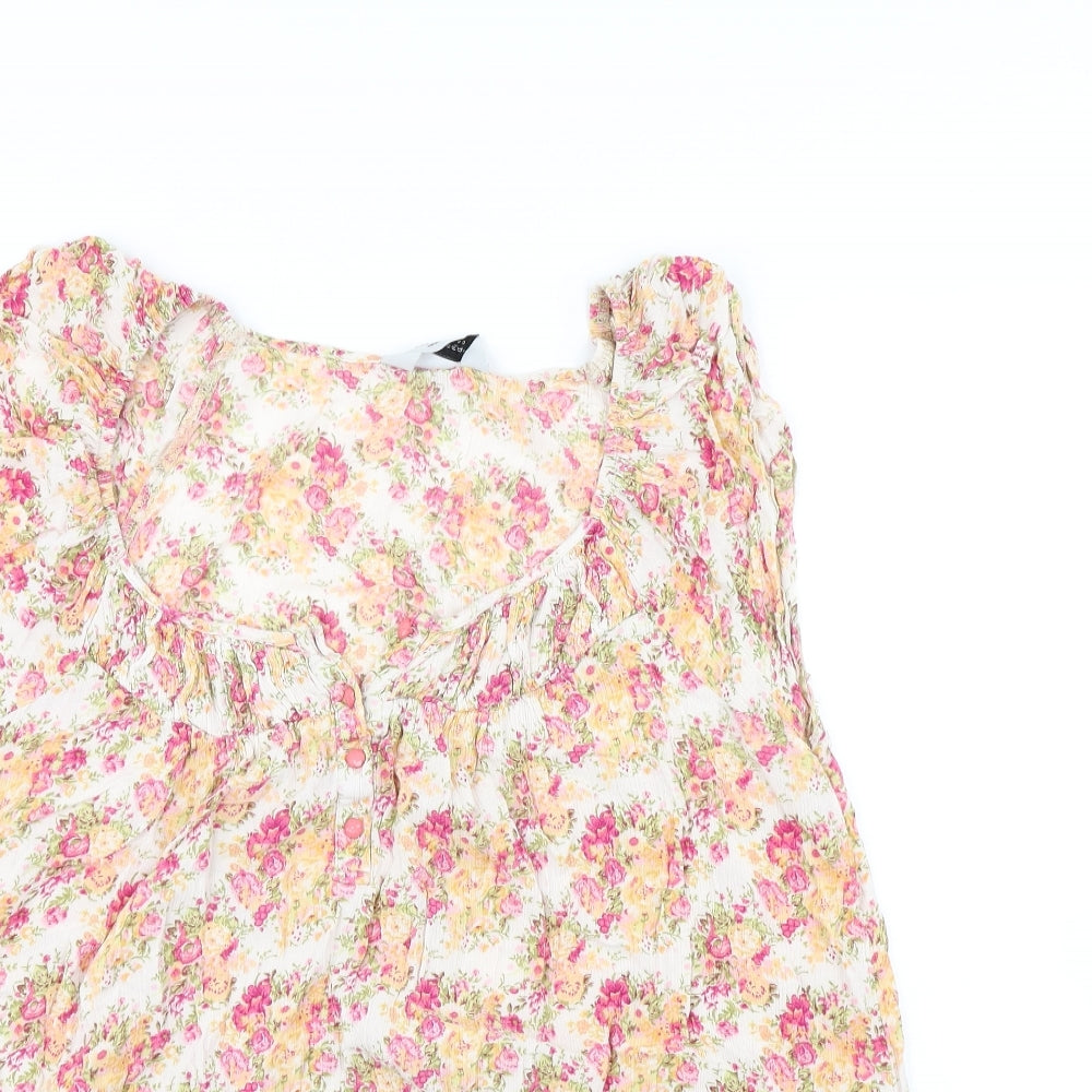 Dorothy Perkins Womens Multicoloured Floral  Basic Blouse Size 20